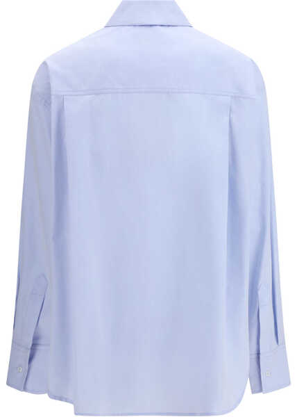 Camasi casual LOULOU DE SAISON LEE SHIRT WITH EMBROIDERY STORM Femei (BM 19726898) 2