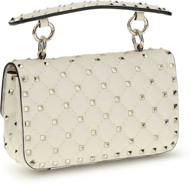 Genti de mana Valentino Garavani Rockstud Spike Handbag LIGHT IVORY Femei (BM 19727015) 3