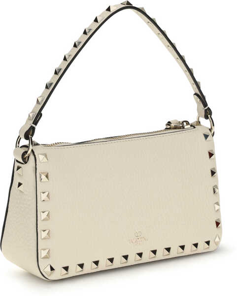 Genti de umar Valentino Garavani Rockstud Shoulder Bag LIGHT IVORY Femei (BM 19727018) 3