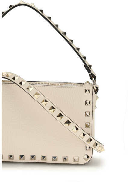 Genti de umar Valentino Garavani Rockstud Shoulder Bag LIGHT IVORY Femei (BM 19727018) 4