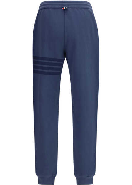 Pantaloni de trening Thom Browne SWEATPANTS W/ OVERDYED 4 BAR IN SOLID LO NAVY Barbati (BM 19727039) 2