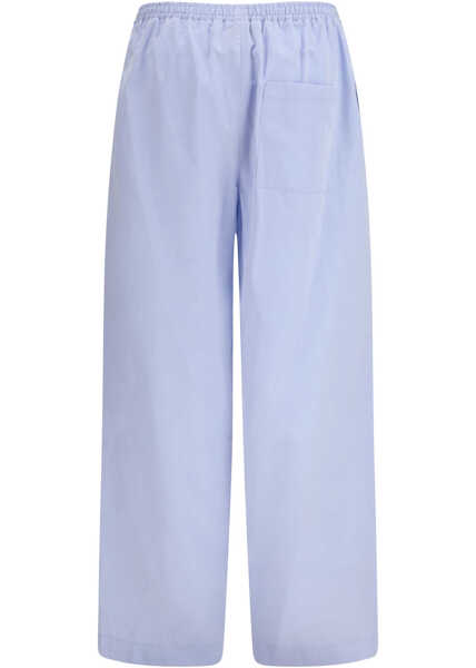 Pantaloni casual LOULOU DE SAISON SERO LDS STRAIGHT LEG PANTS STORM Femei (BM 19727042) 2