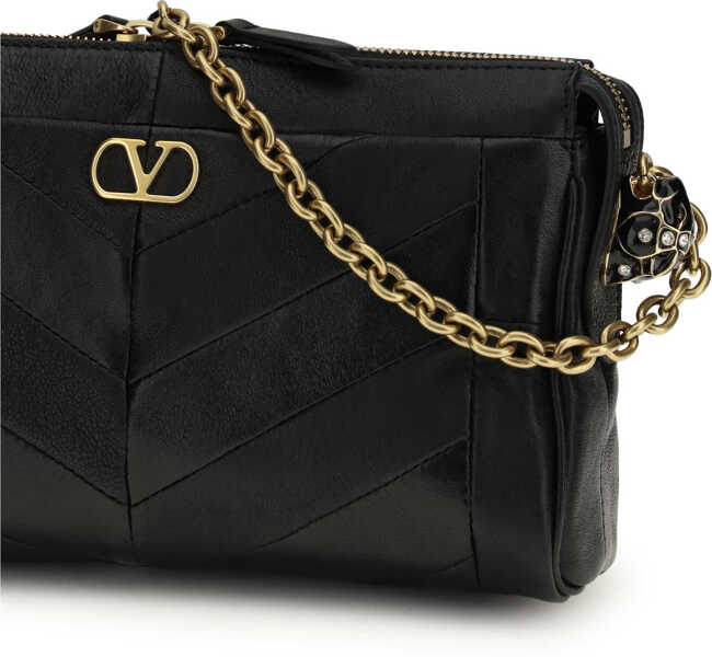 Genti de umar Valentino Garavani Panthea Small Shoulder Bag NERO Femei (BM 19727051) 4