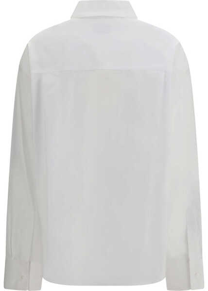 Camasi casual LOULOU DE SAISON LEE SHIRT WITH EMBROIDERY WHITE Femei (BM 19727057) 2