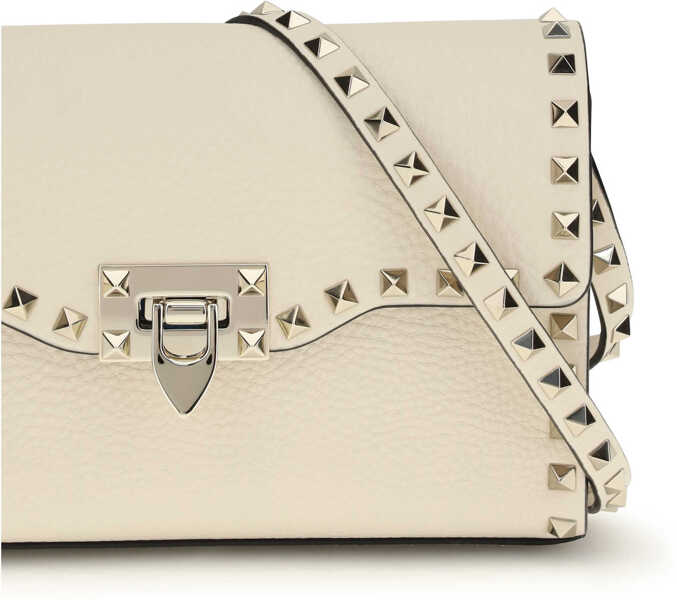 Genti de umar Valentino Garavani Small Rockstud crossbody Bag LIGHT IVORY Femei (BM 19727060) 4
