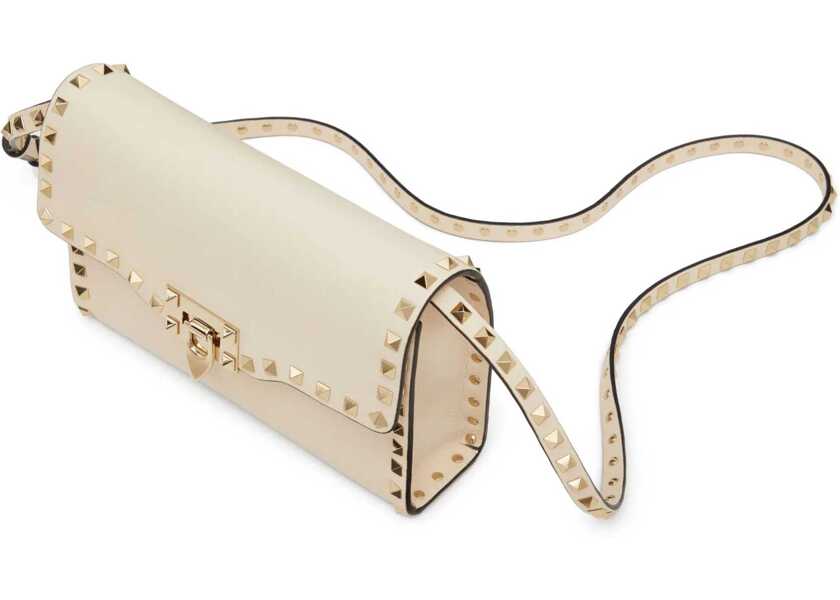 Genti de umar Valentino Garavani Small Rockstud Shoulder Bag LIGHT IVORY Femei (BM 19727060) 5