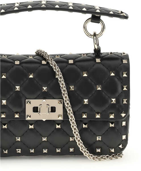 Genti de mana Valentino Garavani Rockstud Spike Handbag NERO Femei (BM 19727069) 4