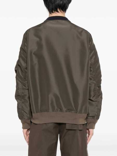 Bluze de trening Sacai Paneled Sweatshirt NAVYD/KHAKI Barbati (BM 19727072) 4