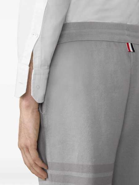 Pantaloni de trening Thom Browne Cotton Sweatpants LT GREY Barbati (BM 19727081) 5