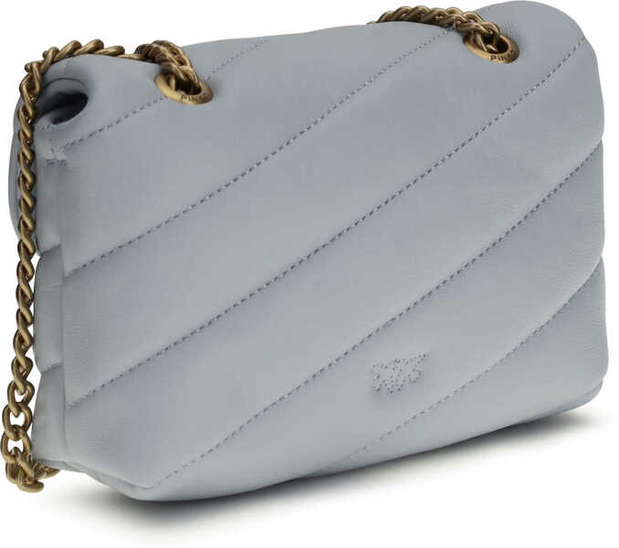 Genti de umar Pinko Love Baby Shoulder Bag AZZURRO CELESTE-ANTIQUE GOLD Femei (BM 19727102) 3