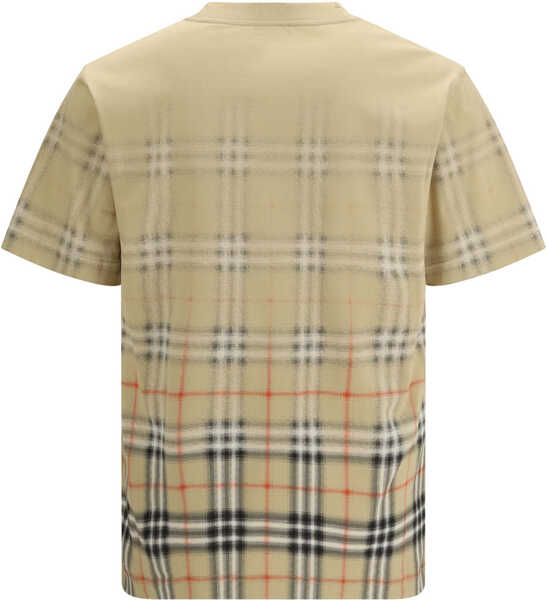 Tricouri Burberry JWEAR T SHIRT SAND IP CHECK Barbati (BM 19727111) 2