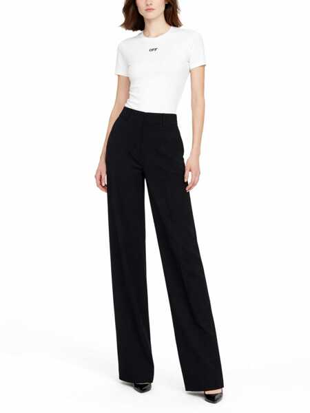 Tricouri Off-White Basic T-Shirt With Logo WHITE Femei (BM 19727207) 2