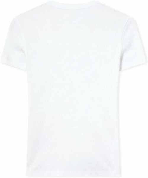 Tricouri Off-White Basic T-Shirt With Logo WHITE Femei (BM 19727207) 3