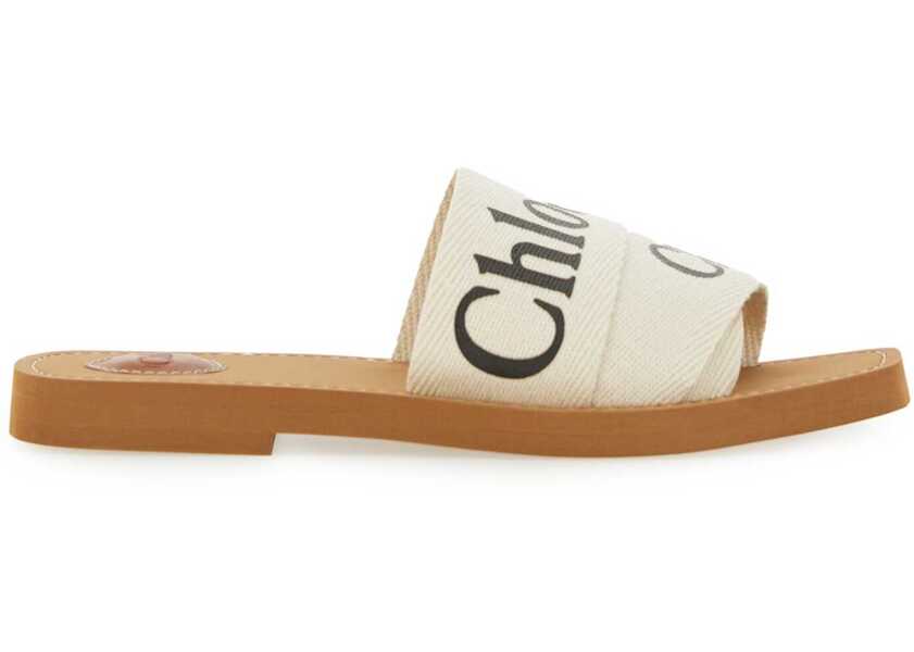 Sandale Chloe Sandal Woody WHITE Femei (BM 19727222) 2
