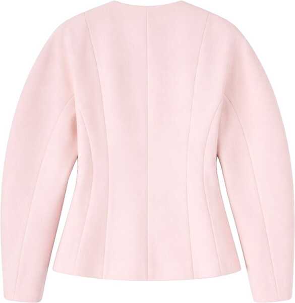 Sacouri Ganni V-Neck Blazer PINK Femei (BM 19727234) 2