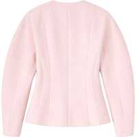 Geci Ganni Dama - Sacouri Ganni V-Neck Blazer PINK Femei (BM 19727234) - B-mall.ro