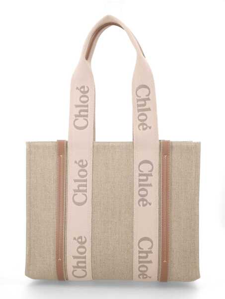 Genti de mana Chloe Woody Tote Bag BEIGE Femei (BM 19727243) 3