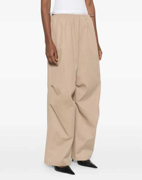 Pantaloni casual Alexander Wang Double Layer Pants BEIGE Femei (BM 19727246) 3