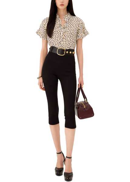 Rochii casual Chloe Top With Ruffles BEIGE Femei (BM 19727264) 2