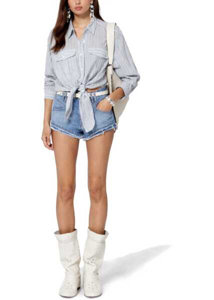 Pantaloni scurti Isabel Marant Shorts Endeidala DENIM Femei (BM 19727279) 2