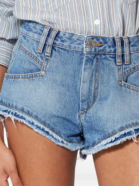 Pantaloni scurti Isabel Marant Shorts Endeidala DENIM Femei (BM 19727279) 5