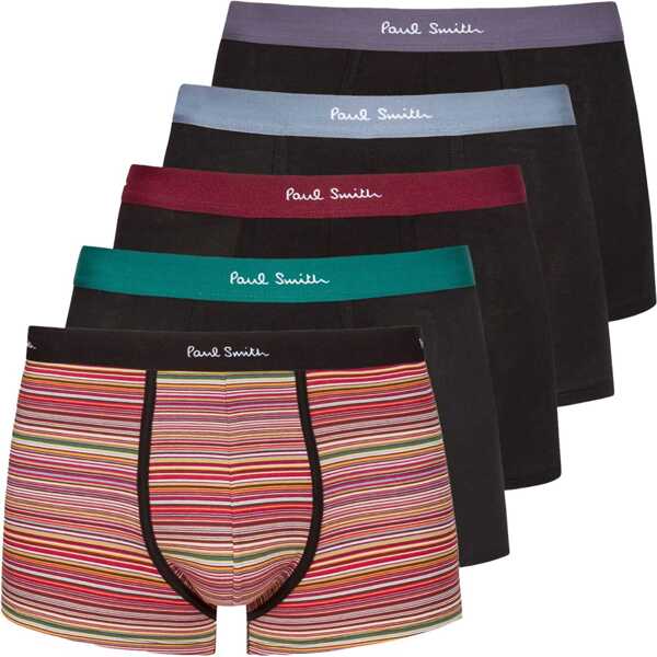 Lenjerie intima Paul Smith Confezione Da Cinque Boxer BLACK Barbati (BM 19727282) 2