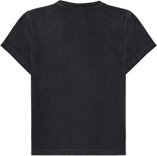 Tricouri Alexander Wang T-Shirt With Logo BLACK Femei (BM 19727291) 2