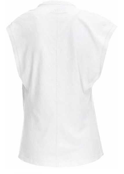 Tricouri Isabel Marant Top Nayda WHITE Femei (BM 19727312) 3
