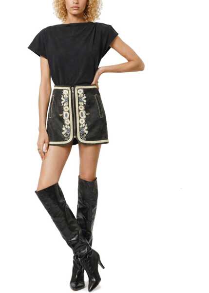 Tricouri Isabel Marant T-Shirt Sebani BLACK Femei (BM 19727330) 2