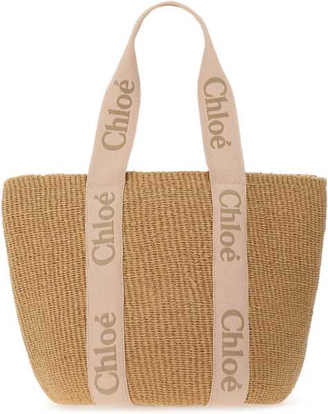 Genti de mana Chloe Basket Bag Woody Large BEIGE Femei (BM 19727339) 4