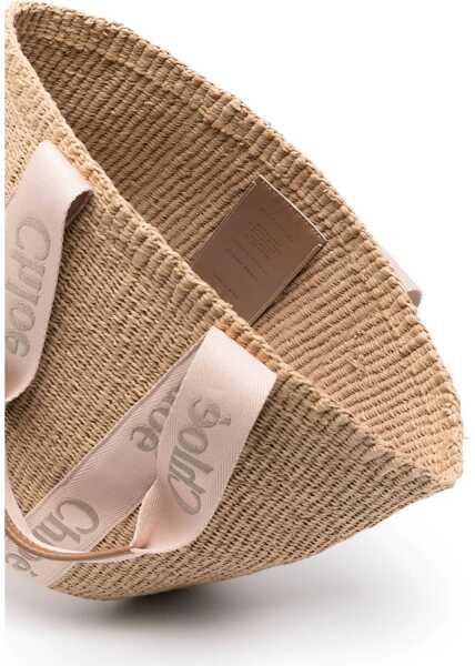Genti de mana Chloe Basket Bag Woody Large BEIGE Femei (BM 19727339) 5