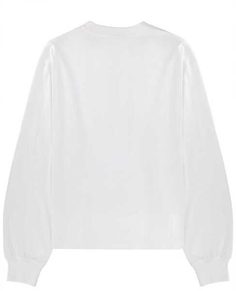 Bluze Ganni Sweatshirt With Logo WHITE Femei (BM 19727348) 2