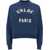 Chloe Cotton Fleece Logo Pullover BLUE