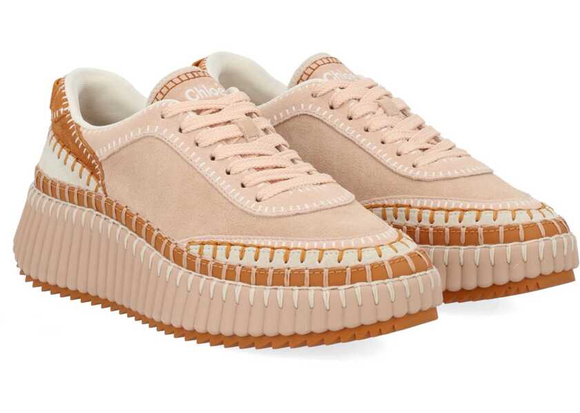 Sneakers Chloe Sneaker Nama PINK Femei (BM 19727360) 2