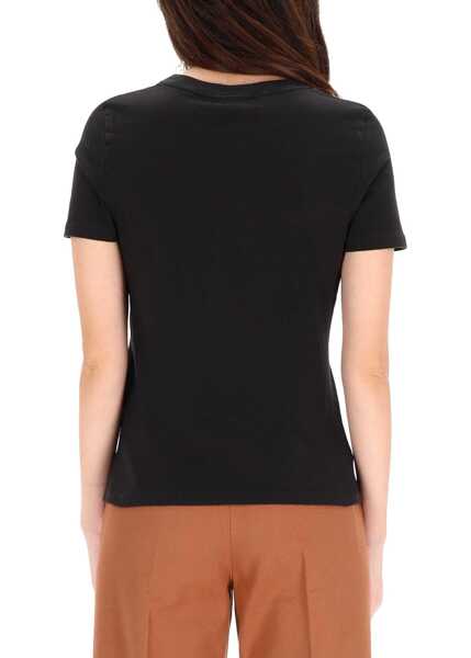 Tricouri Chloe T-Shirt With Logo BLACK Femei (BM 19727363) 4