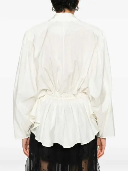 Bluze Chloe Silk Blend Top IVORY Femei (BM 19727381) 4