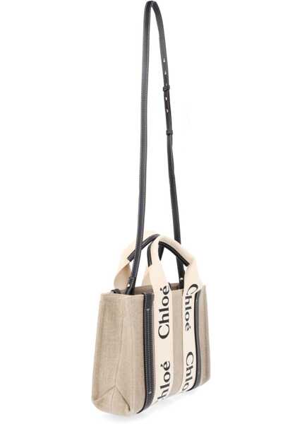 Genti de mana Chloe Tote Bag With Logo BEIGE Femei (BM 19727384) 2