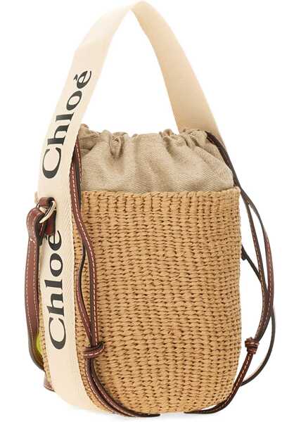 Genti de mana Chloe Woody Bucket Bag BEIGE Femei (BM 19727393) 4