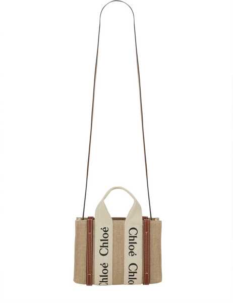 Genti de mana Chloe Small Woody Tote Bag BEIGE Femei (BM 19727396) 2