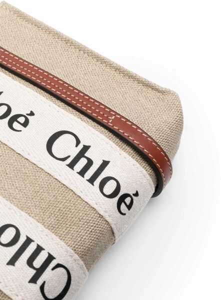 Genti de mana Chloe Small Woody Tote Bag BEIGE Femei (BM 19727396) 5