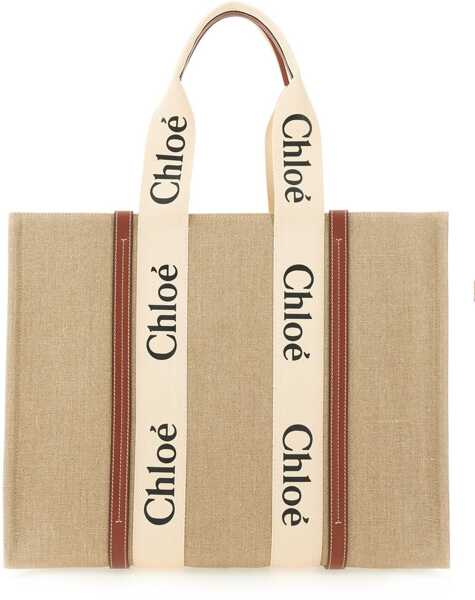 Genti de mana Chloe Woody Tote Bag BEIGE Femei (BM 19727399) 2