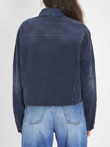 Bomber jacket Balenciaga Demin Jacket BLUE Femei (BM 19727618) 4