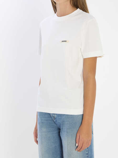 Tricouri JACQUEMUS Cotton T-Shirt WHITE Femei (BM 19727624) 2