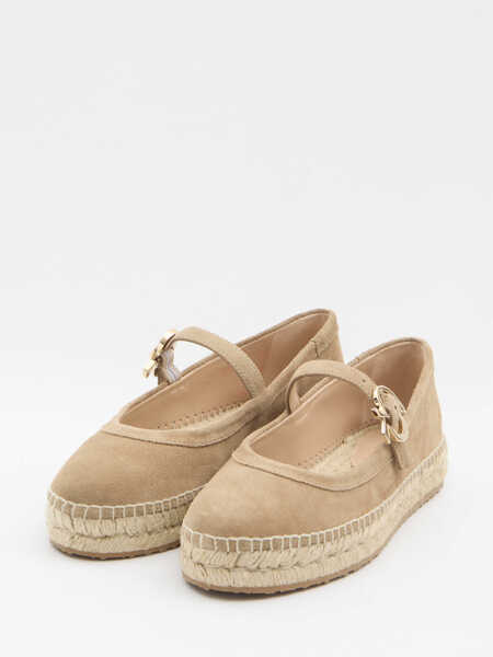 Balerini Gianvito Rossi Elda Ballet Flats BEIGE Femei (BM 19727633) 2