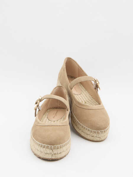 Balerini Gianvito Rossi Elda Ballet Flats BEIGE Femei (BM 19727633) 5