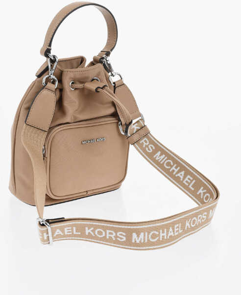 Genti de umar Michael Kors Michael Nylon Mini Bucket Bag Brown Femei (BM 19727660) 3