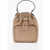 Michael Kors Michael Nylon Mini Bucket Bag Brown
