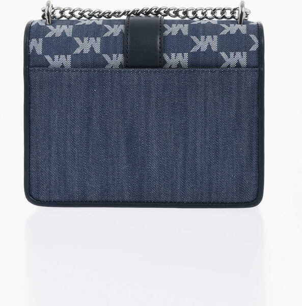 Genti de umar Michael Kors Michael Logoed Fabric Shoulder Bag Blue Femei (BM 19727663) 2