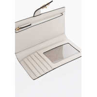 Portofele Michael Kors Dama - Portofele Michael Kors Michael Cotton Greenwich Wallet With Golden Effect Monogram Beige Femei (BM 19727666) - B-mall.ro