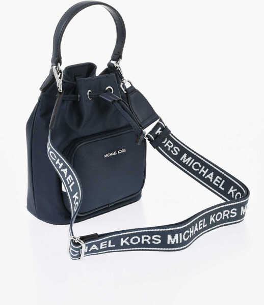 Genti de umar Michael Kors Michael Nylon Mini Khai Bucket Bag Blue Femei (BM 19727669) 3